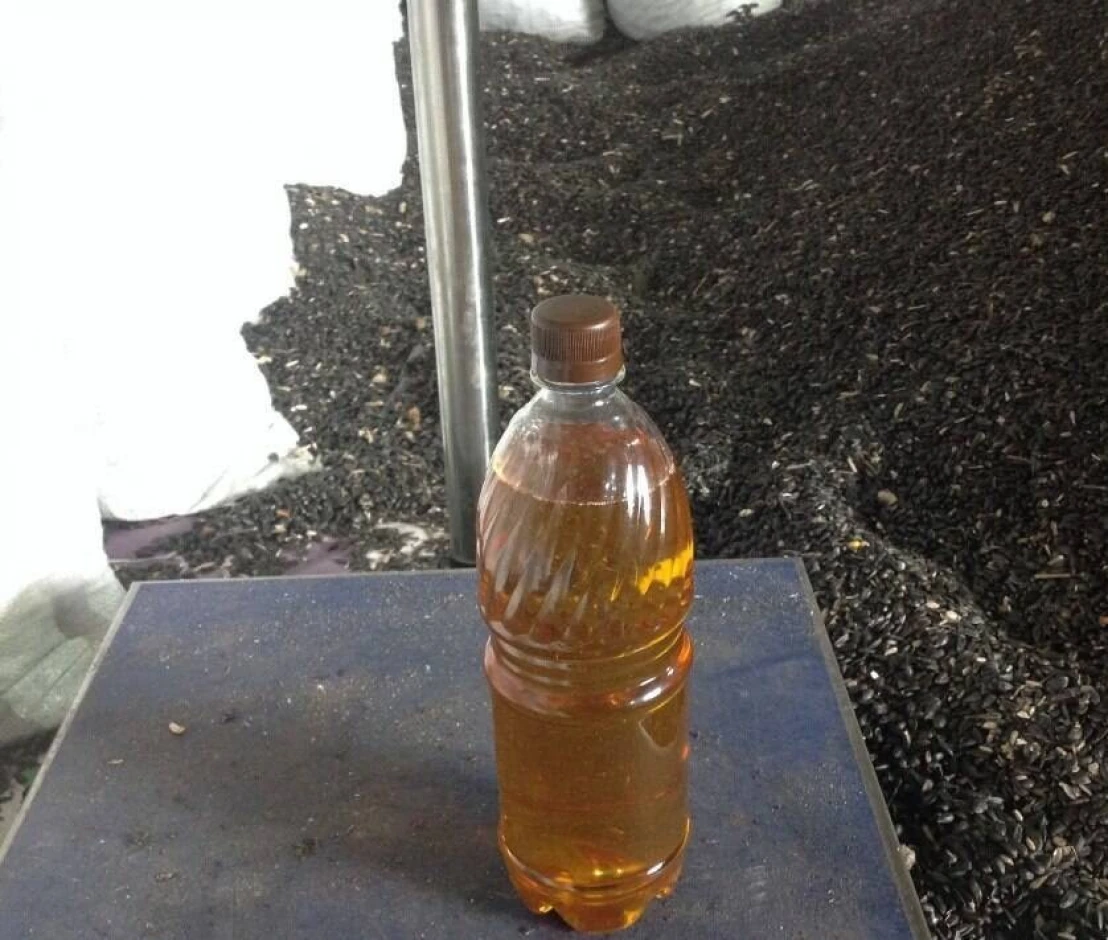 Unrefined sunflower oil. #1