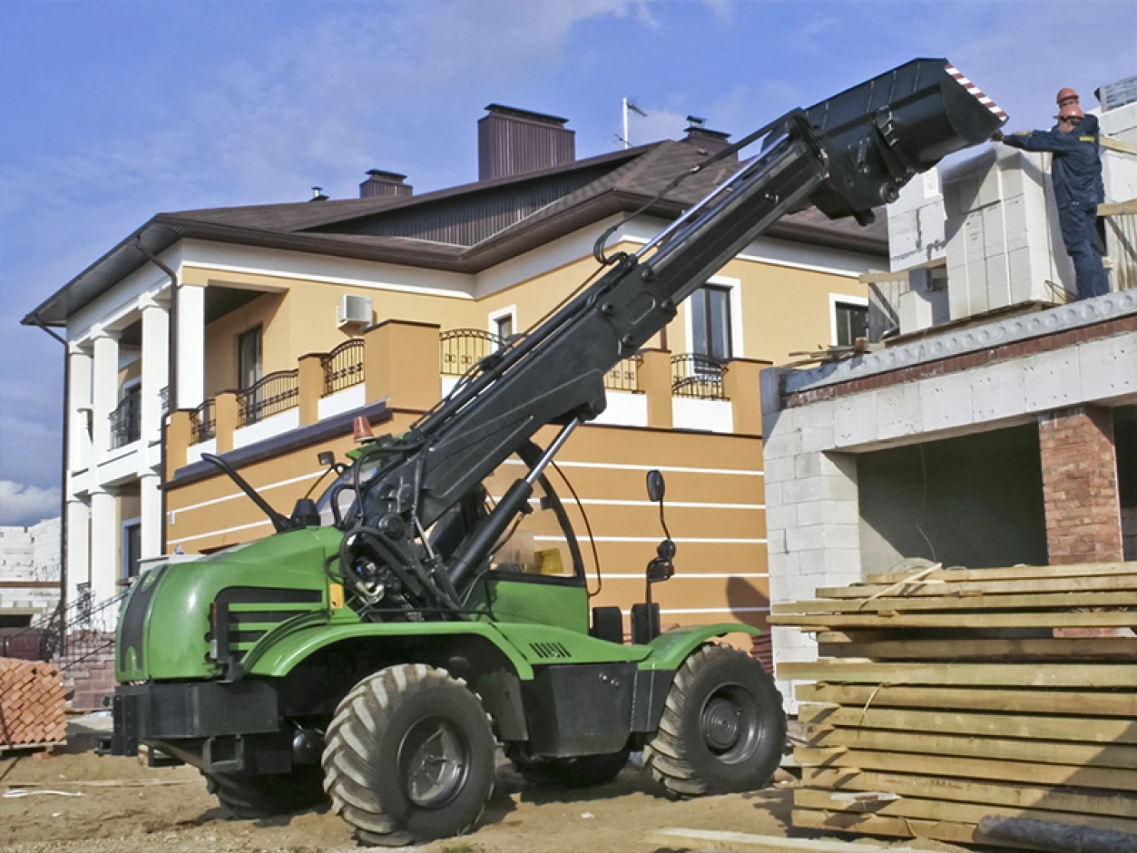 Universal loader with a telescopic boom. - 4 Universal loader with a telescopic boom. #4