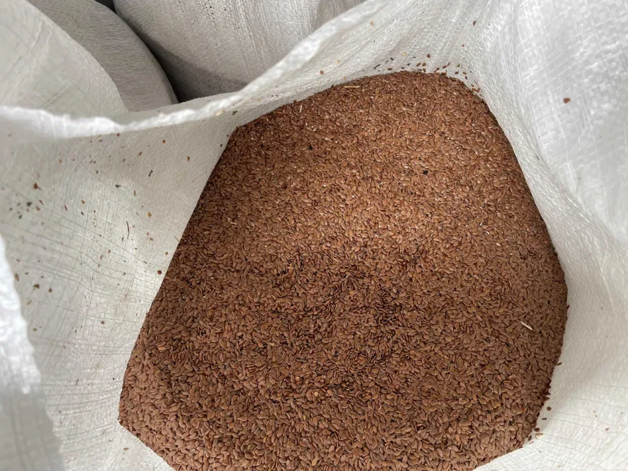 I will sell peeled flax. #1