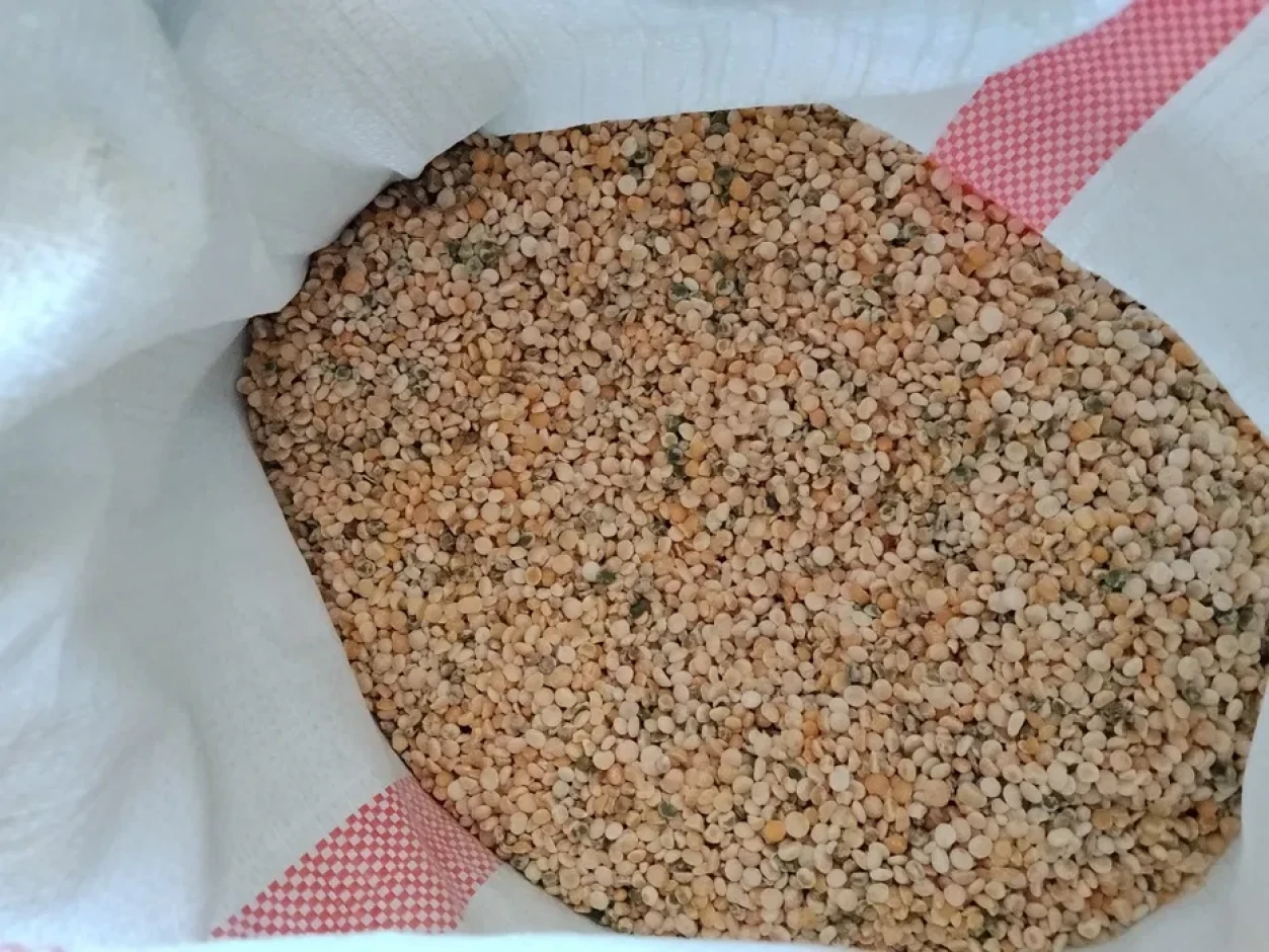 Grain waste: wheat, buckwheat. #5