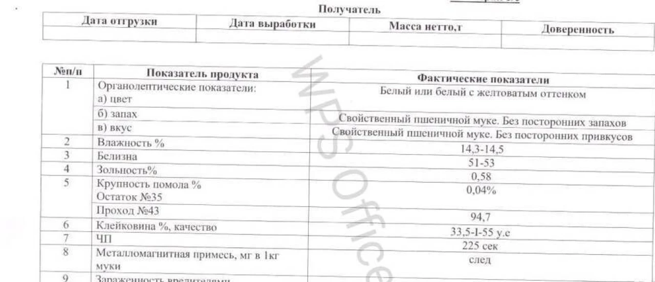 Мука ( Ун ) Высший сорт, первый сорт, второй сорт на экспорт #1