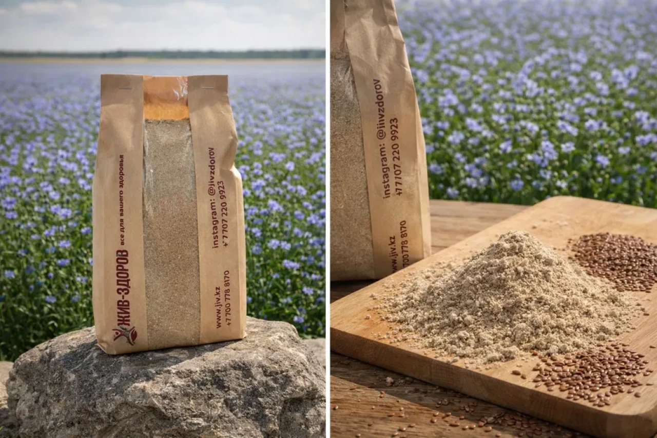 Flaxseed flour. - 1 Flaxseed flour. #1